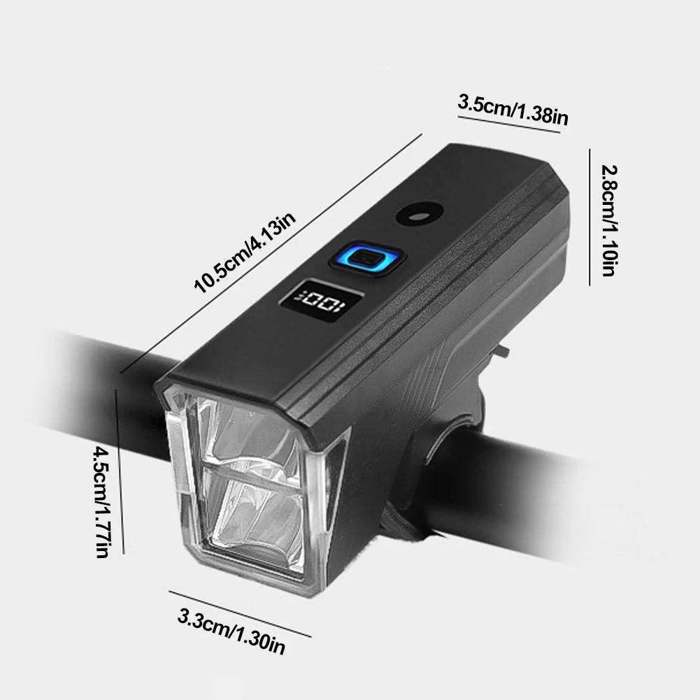 Bicycle Front Light Bicycle Light Waterproof Bike Flashlight Rechargeable Bike Safety Lamp Automatic Sensor for Night Riding