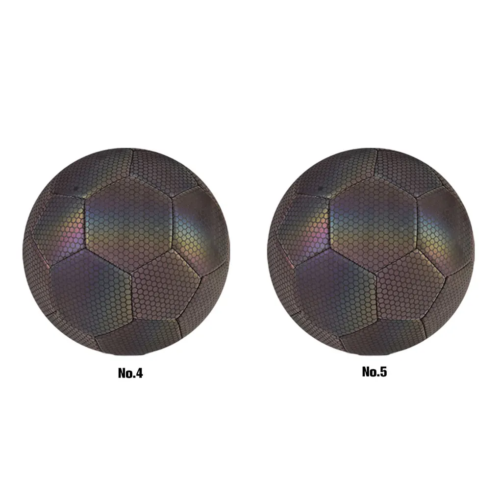 

Training Football Standard Size Fashionable Pattern Luminous Football Training EN Football Hexagonal color Size 4