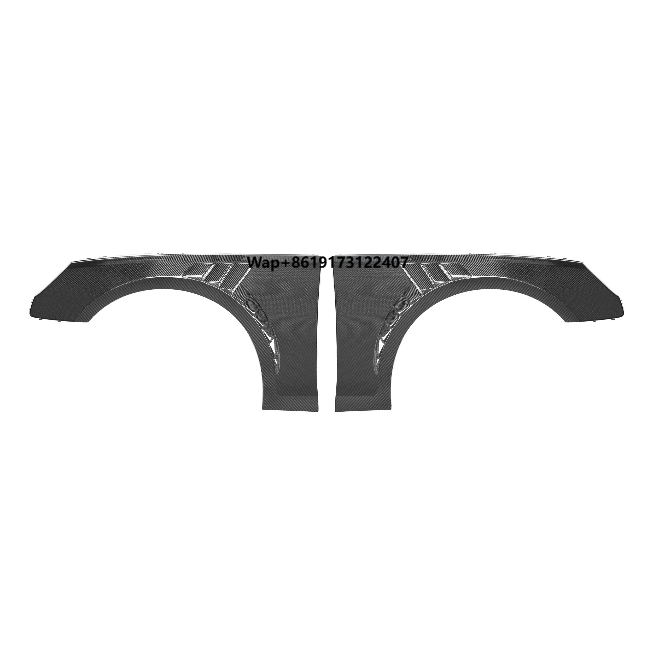 

Real Carbon Fiber Glossy Black Front Fender for A5 S5 B9 2017-2019 A5 S5 B9.5 2021+ Fender Car Accessories