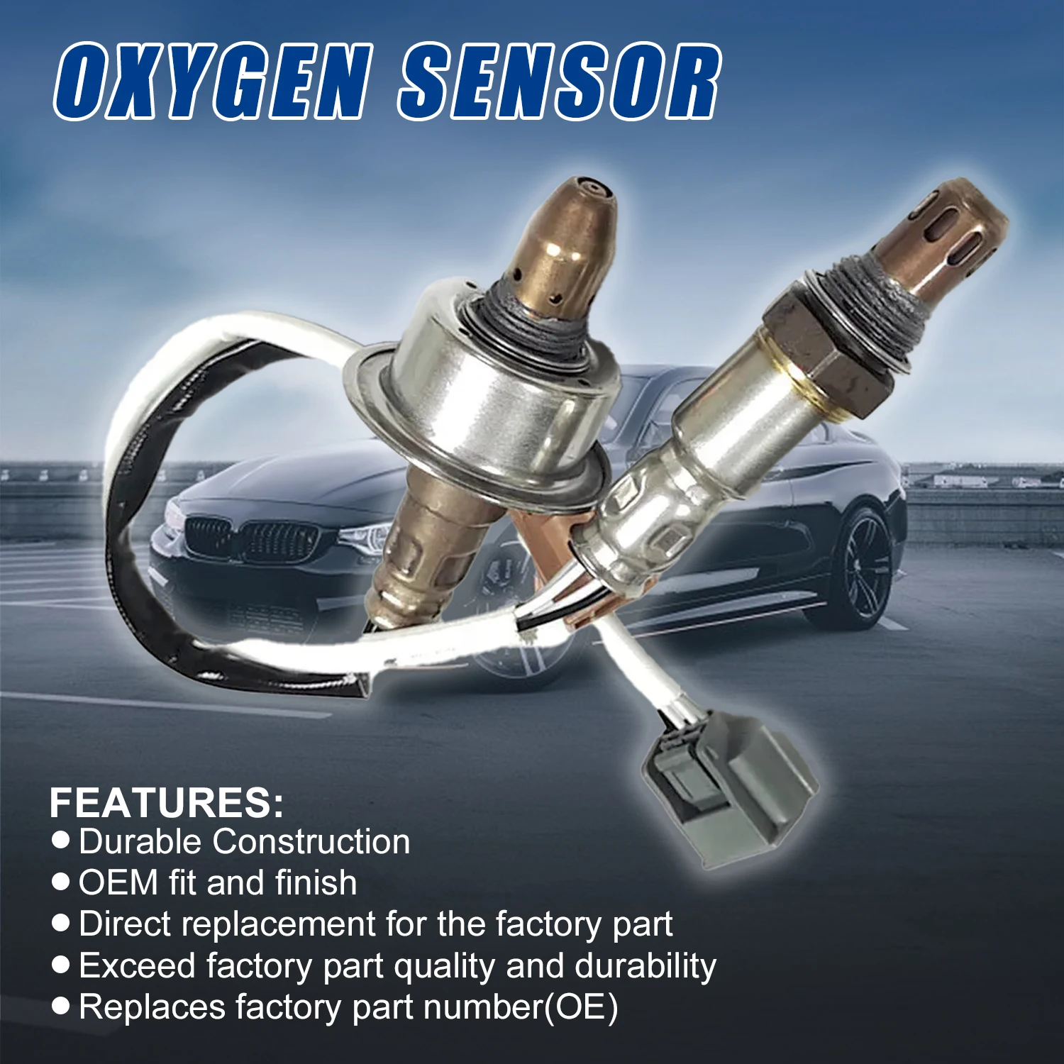 RIGHTPARTS Up+Downstream Oxygen O2 Sensor For Nissan Versa 1.6L 2012 2013 2014 2015 2016 2017 226A0-1KT0A 22693-1KT0A