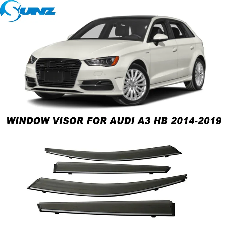 

Window Visor For Audi A3 Hatchback MK3-8V 2014 2015 2016 2017 2018 2019 Side Window Wind Deflector Awnings Shelters Shades