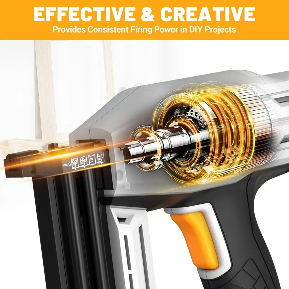 Clavadora Brad de calibre 18 de alta resistencia y pistola grapadora para trabajos de tapicería y carpintería