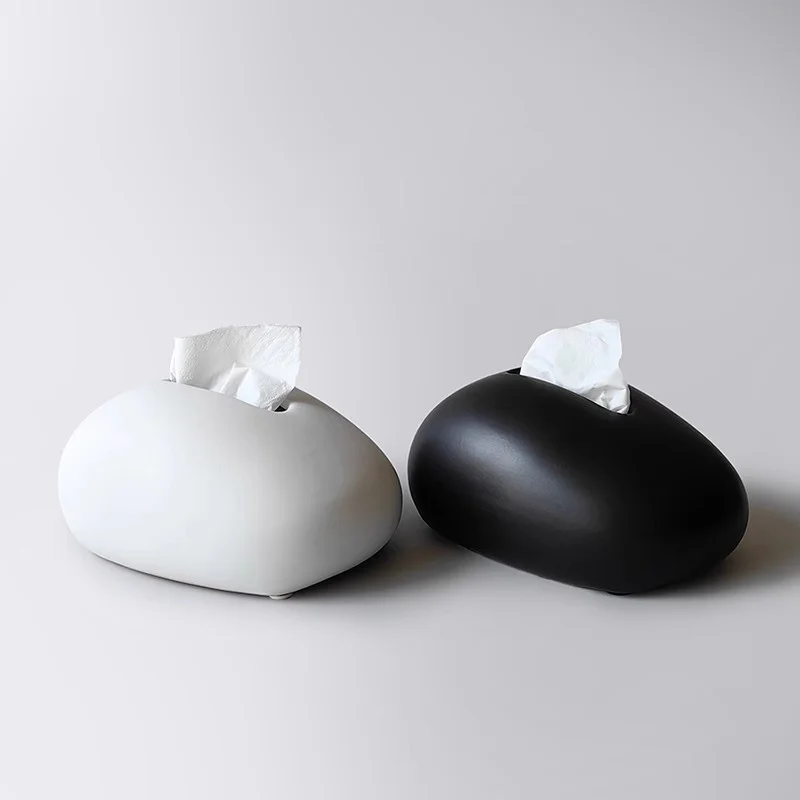 

Роскошная керамическая коробка для салфеток, элегантный домашний декор для гостиной, стильный держатель для салфеток с креативным дизайном