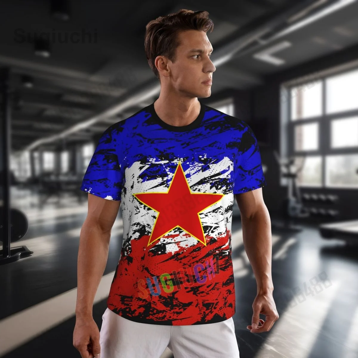 2026 Yugoslavia Flag Retro 3D Printing Summer Short Sleeve T-Shirt Men Women Mesh Clothing Breathable Sports Tees