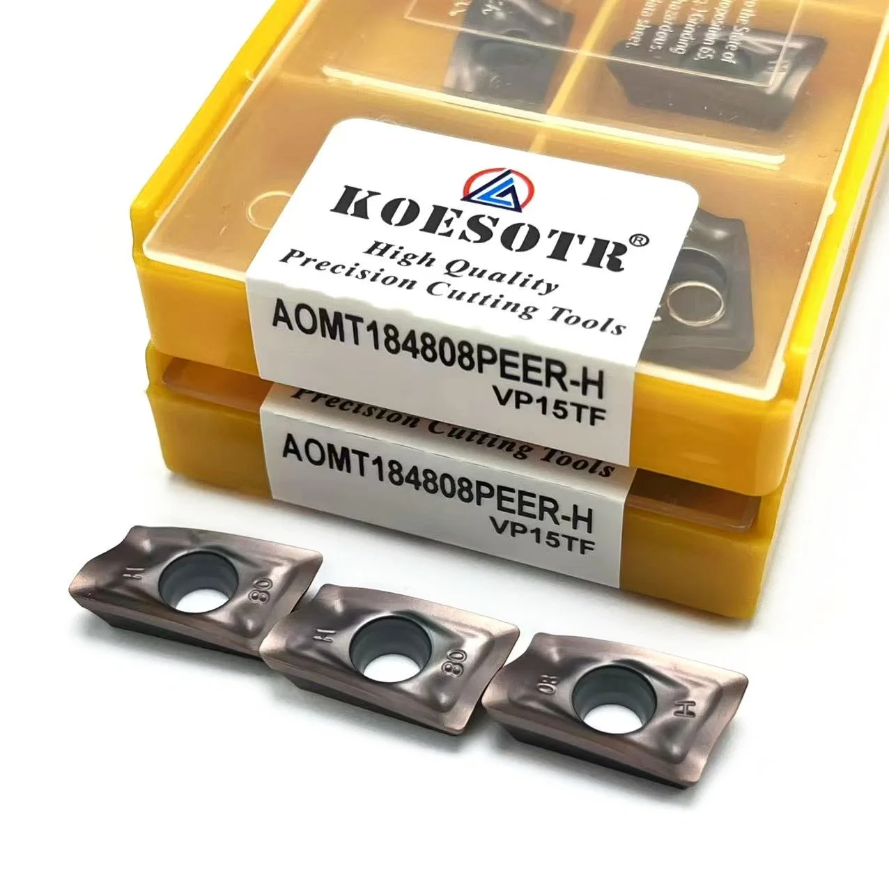 أومت 184808 PEER-H VP15TF 100% إدراجات طحن كربيد أصلية AOMT 184808   أومت 184808   ماكينة CNC لأداة تحول PEER