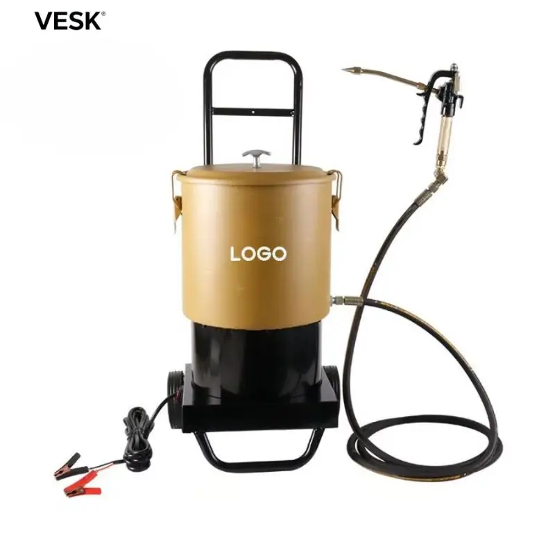 

Electric 15L Grease Pump Dispenser 220V/24V/12V Mobile Greaser for Lubrication Mechanical Maintenance and Oil Grease