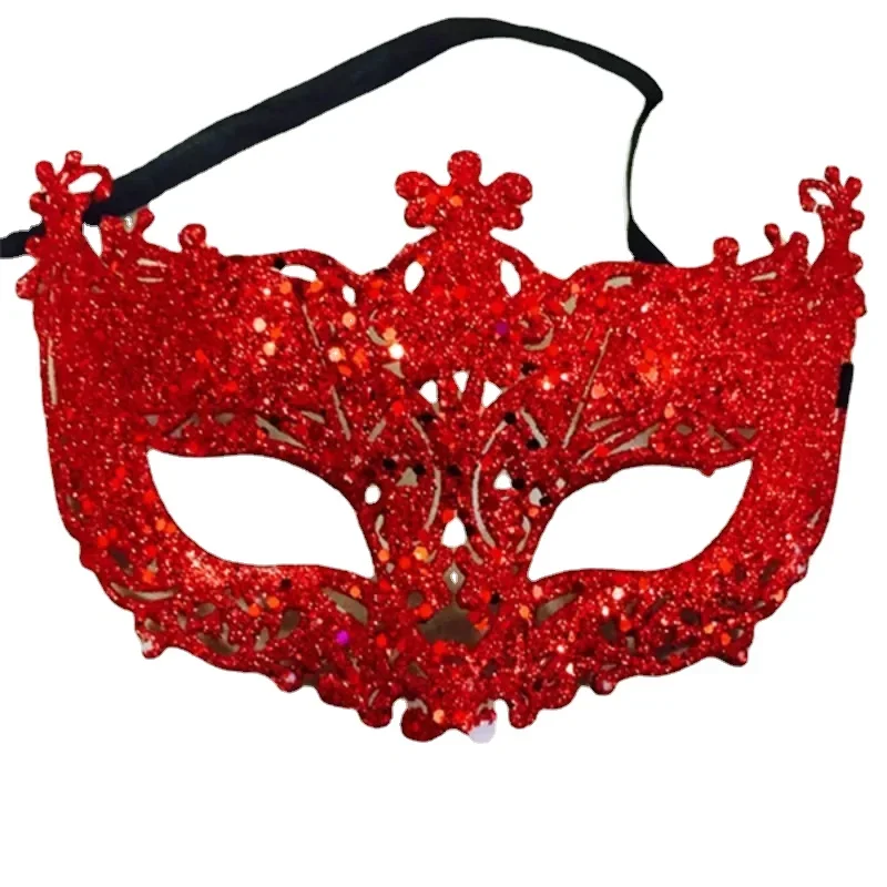 2025 Halloween Masquerade Performance Half Face Fox Sequin Lace Mask Princess Venice Mask Christmas Party Ball Mask
