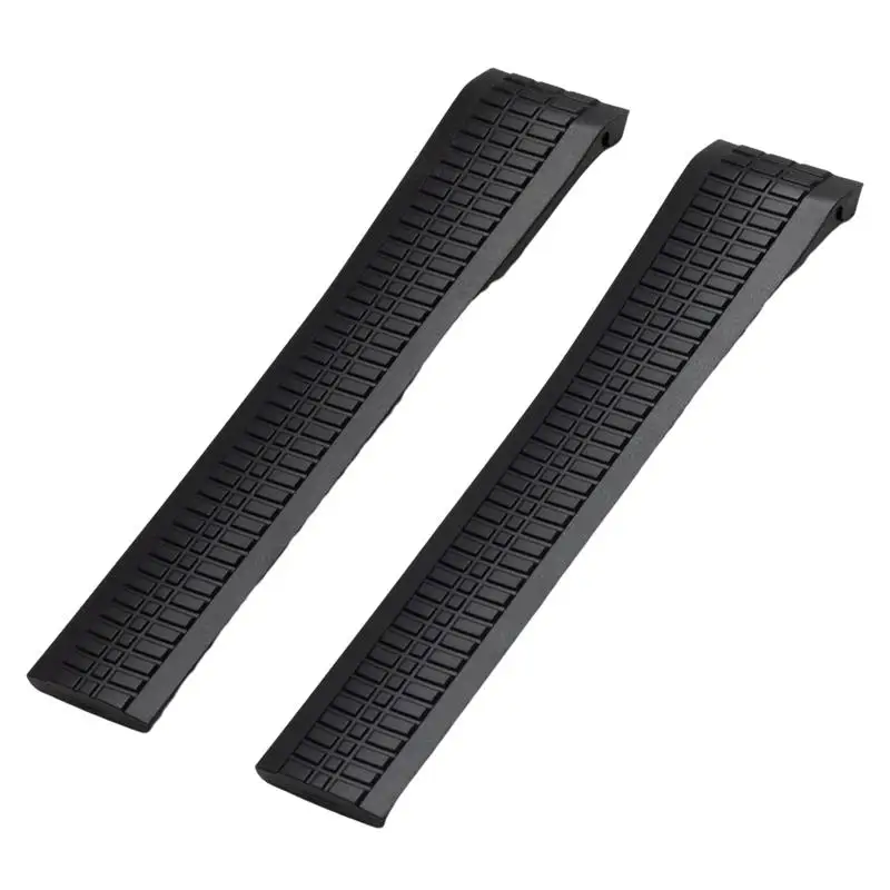 

PCAVO For Patek Philippe Aquanaut 5164R-001 Metal Pins Watch Belt 21mm Rubber Watchband