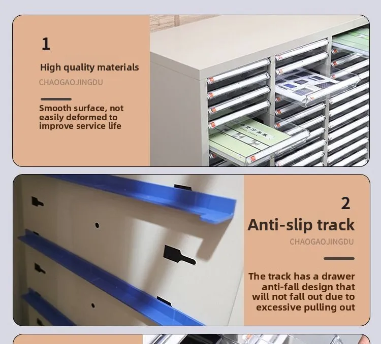 Nail art storage cabinet Cosmetics finishing Multi-layer drawer type