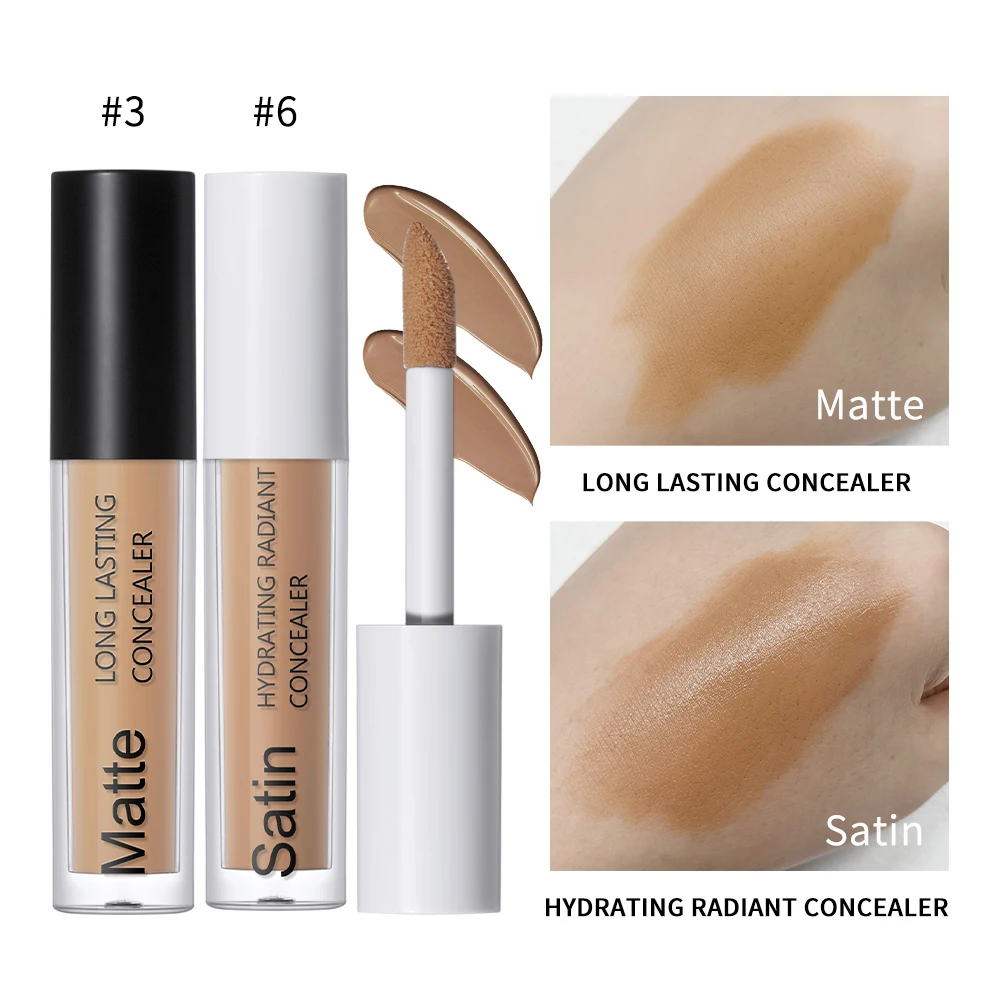 Liquid Foundation Concealer Base Cream Waterproof Oil-control Liquid Covering Black Circles Blemishes Acne Marks Spots Makeup
