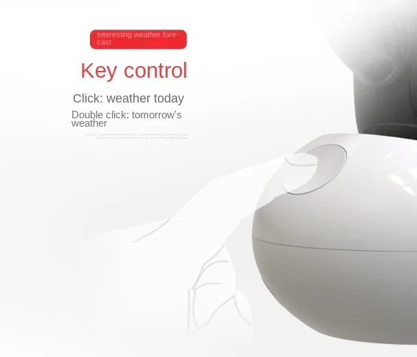 Свет погоды, интеллектуальный датчик, веселый будильник, точные часы, технология голосового зеркала, погодный будильник