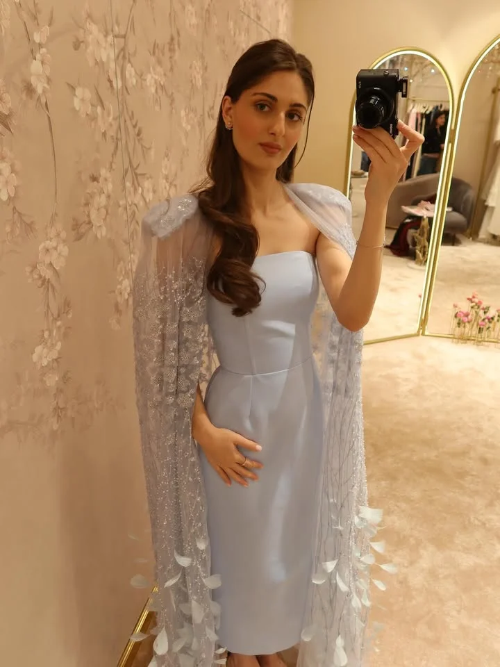 

Arabian Night Luxurious Women's Evening Dresses Prom Gowns Blue Flower Vestidos Para Mujer فساتين حفلات الزفاف