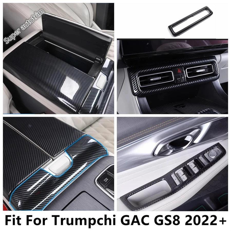 

Window Lift / Middle Air AC Outlet Vent / Central Armrest Box Handle Frame Cover Trim Accessories For Trumpchi GAC GS8 2022 2023