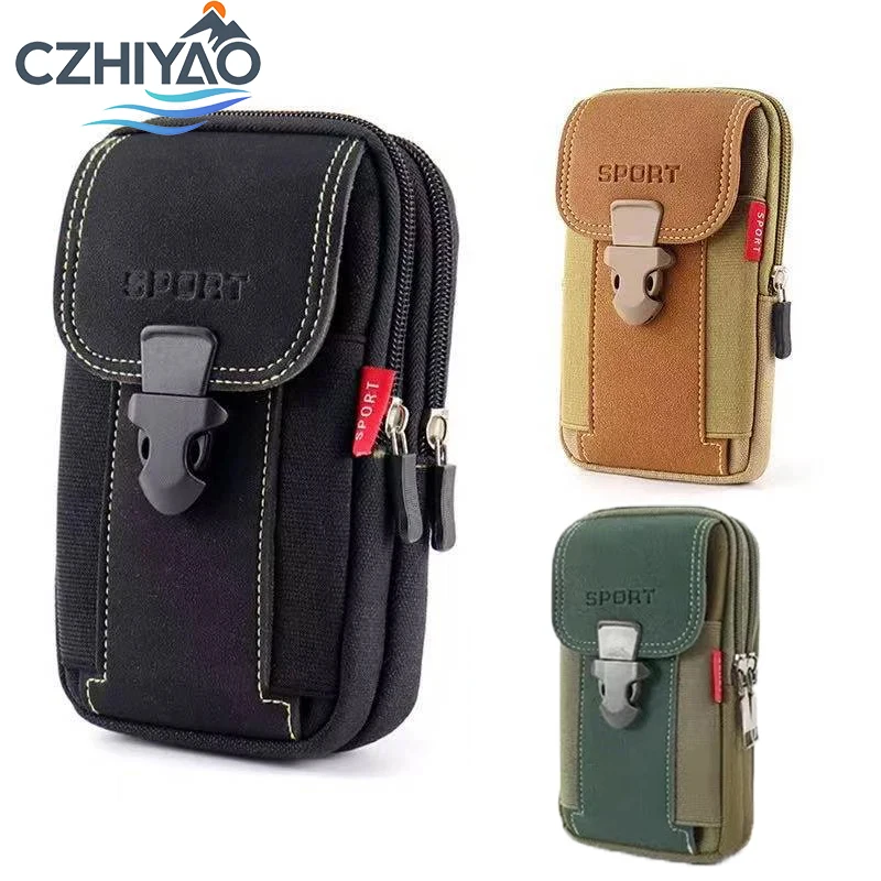 

CZHIYAO 1 PC Women's and Men's Multi Functional Tactical Waist Bag Adjustable Chest for Outdoor Sports Hiking Travel Camping Use