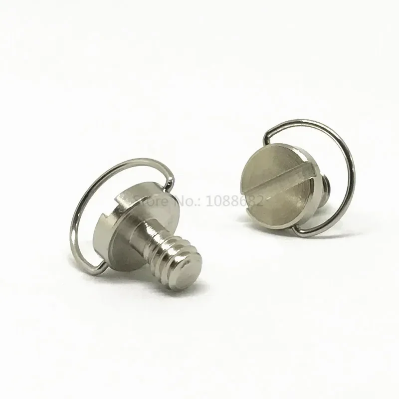 Винт для подключения камеры 1/4 дюйма, складной винт-адаптер с D-образным кольцом 1/4 дюйма для монопода или штатива камеры и быстроразъемной пластины