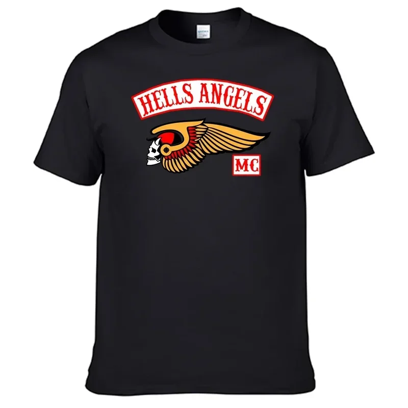 Hells Angels T Shirts 100% Cotton Shirt Top Sales N014