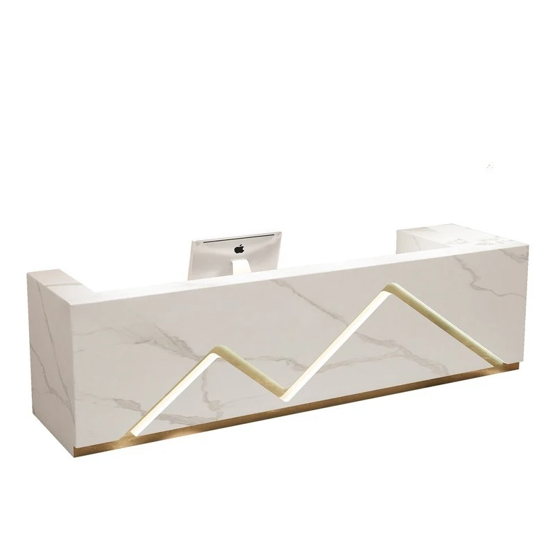 

Reception desk, beauty salon, bar, cash register, hotel, welcome, solid wood