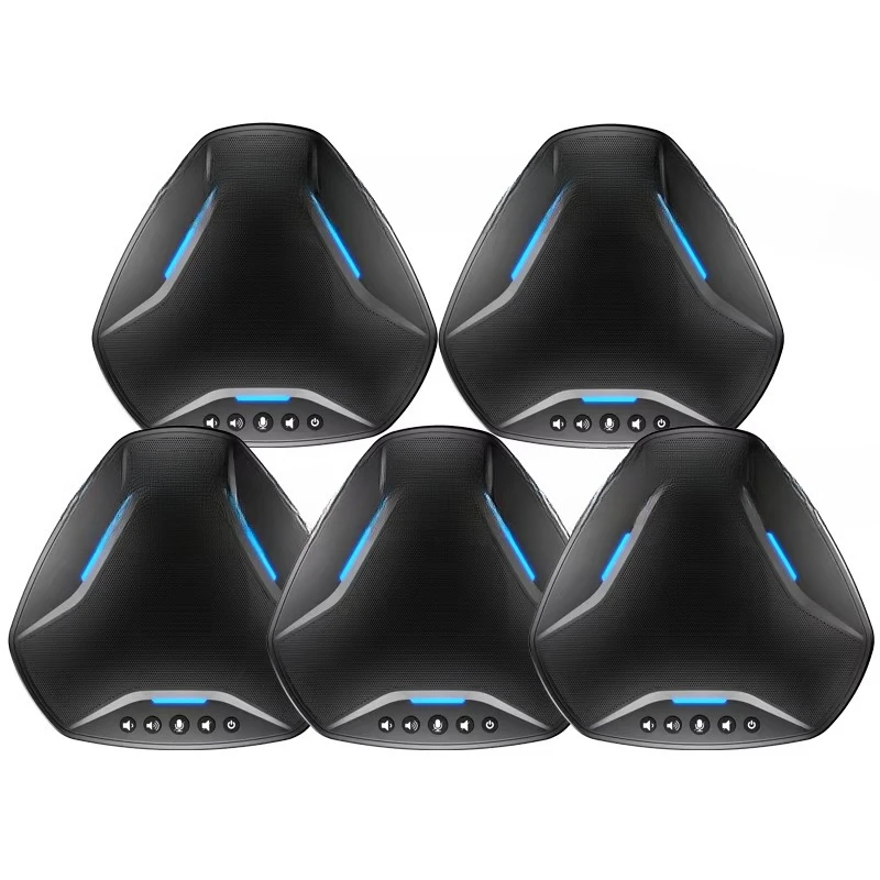 Wired cascading video conferencing/desktop speakers for large remote conference rooms/WPE40 expansion