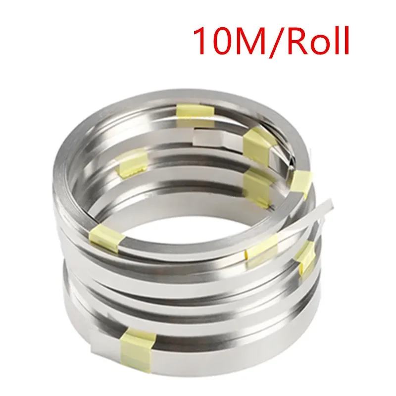 

Nickel Strip10m 18650 Li-ion Battery Nickel Sheet Plate Nickel Plated Steel Belt Connector Spot Welding Machine Battery Welder