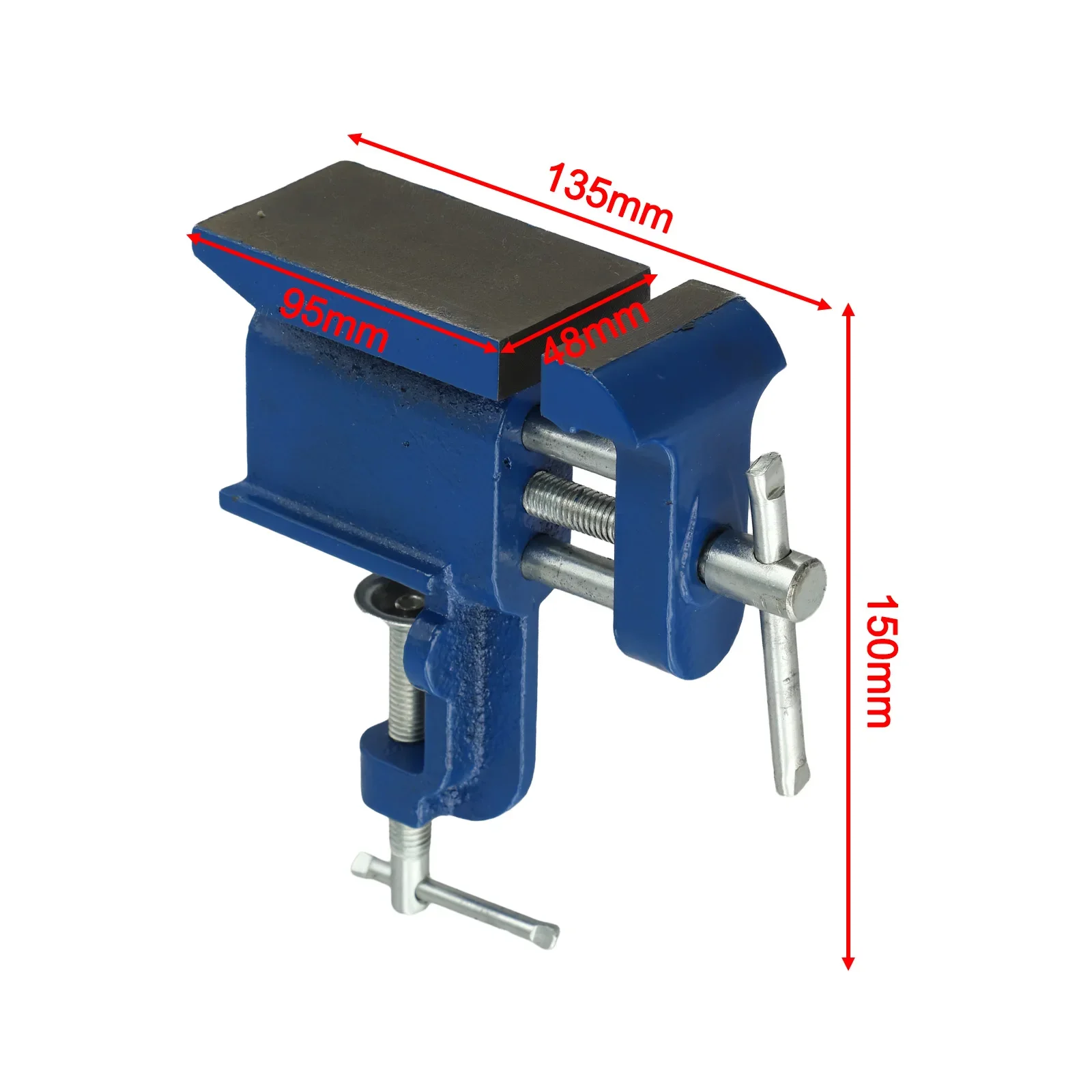 

Light Duty Tool Bench Vise Tool Home Projects Robust Steel Slide Rail Versatile For Various Projects For Jewelry Making