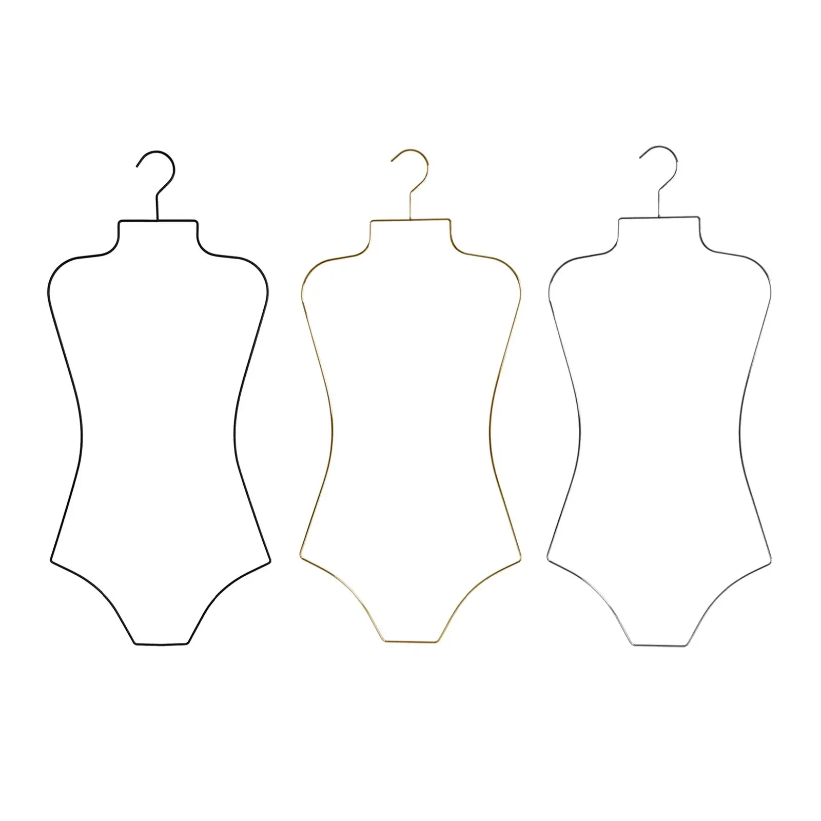 Swimsuit Display Hanger Lingerie Hanger Bathing Suit Hanger Body Shape Bikini Hanger for Wardrobe Shops Cloakroom Stores Closet