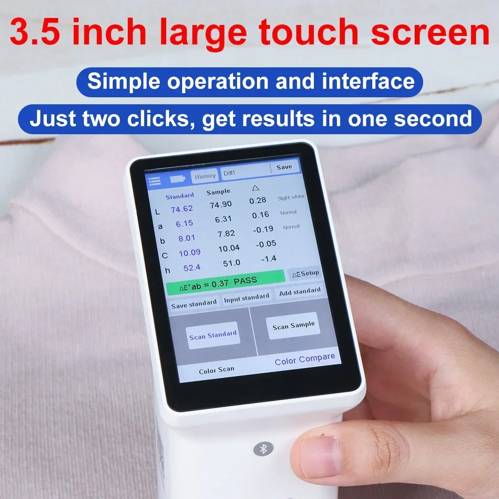 2025LS175 45/0 Tomato Textile Food Meat Colorimeter 20mm Aperture Fabric Digital Colorimeter for Textiles