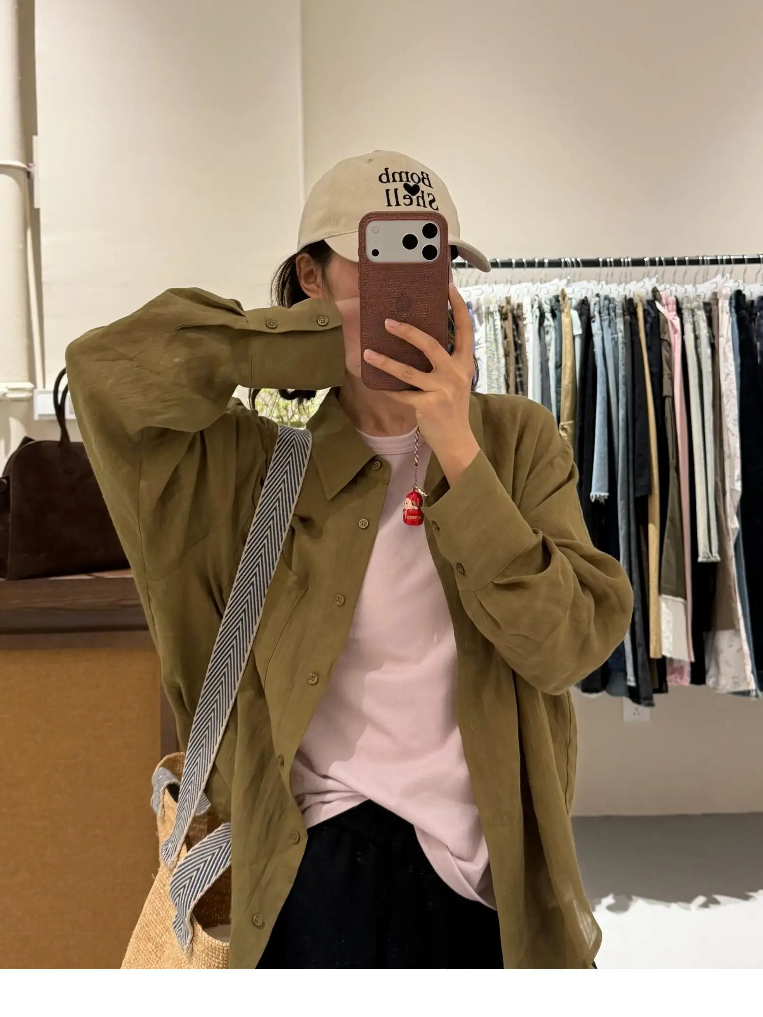 

Vintage 100% Flax Long Sleeve Shirt Women's Loose Fit Breathable Casual Style Dyed Cotton Linen Top Slimming Moneyed Feel