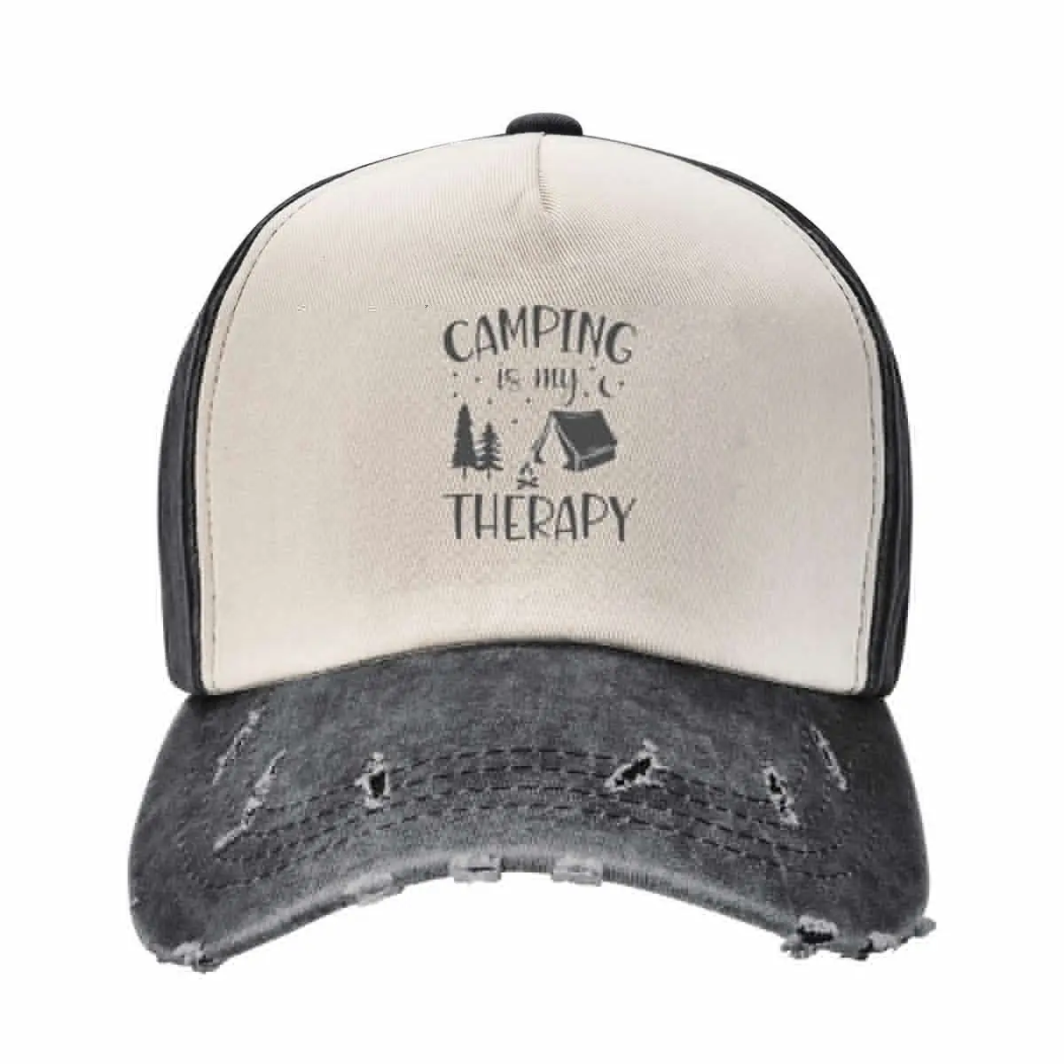 Camping Is My Therapy Baseball Cap birthday Sunhat Hats Woman Men's