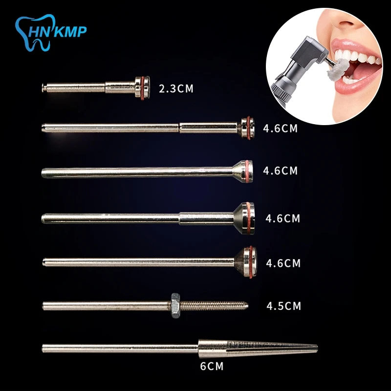 Dental Mandrel For Paste-Impregnated Polishing Disc Composite Polishing Finishing Disk Rotary Clamp Rod Copper Shank