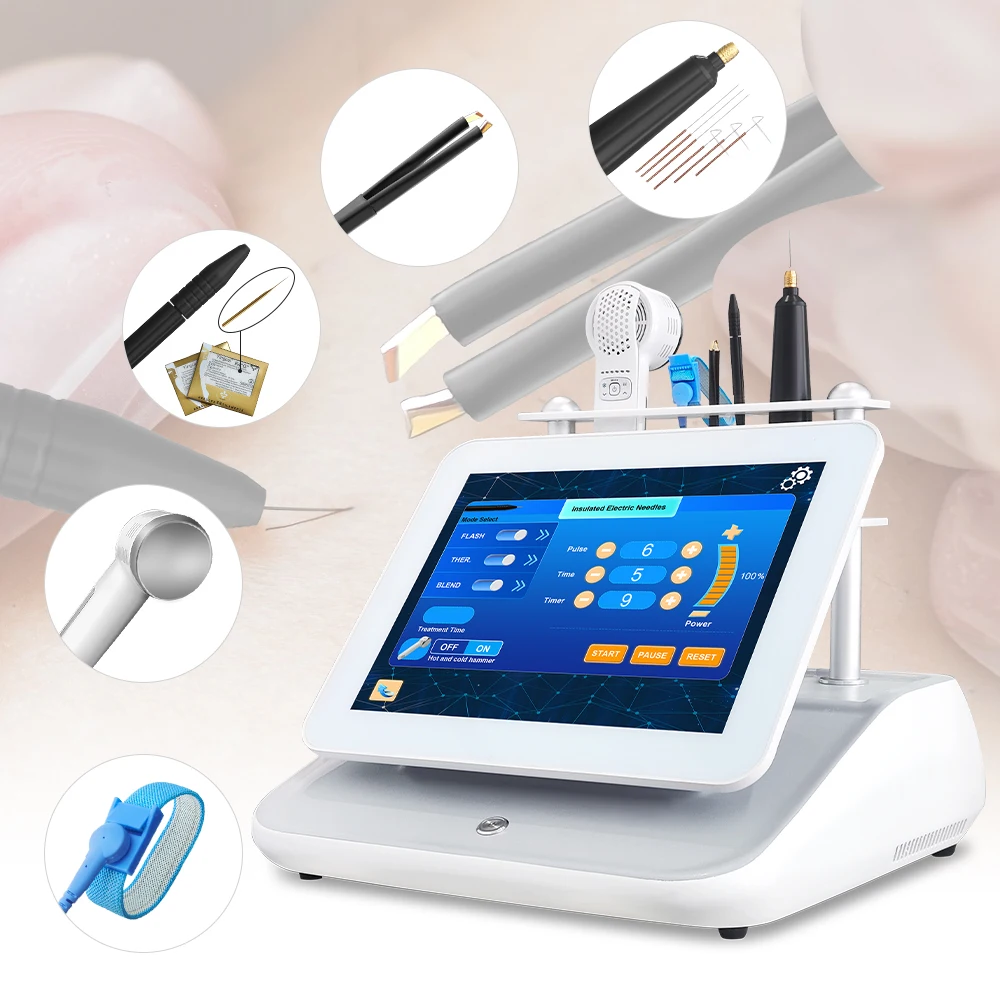 

Smart Library New 15.6inch Touch Screen Permanent Electrolyse Pilation Device 5 In 1 Blend Electrolysis Hair Removal Machine Wit