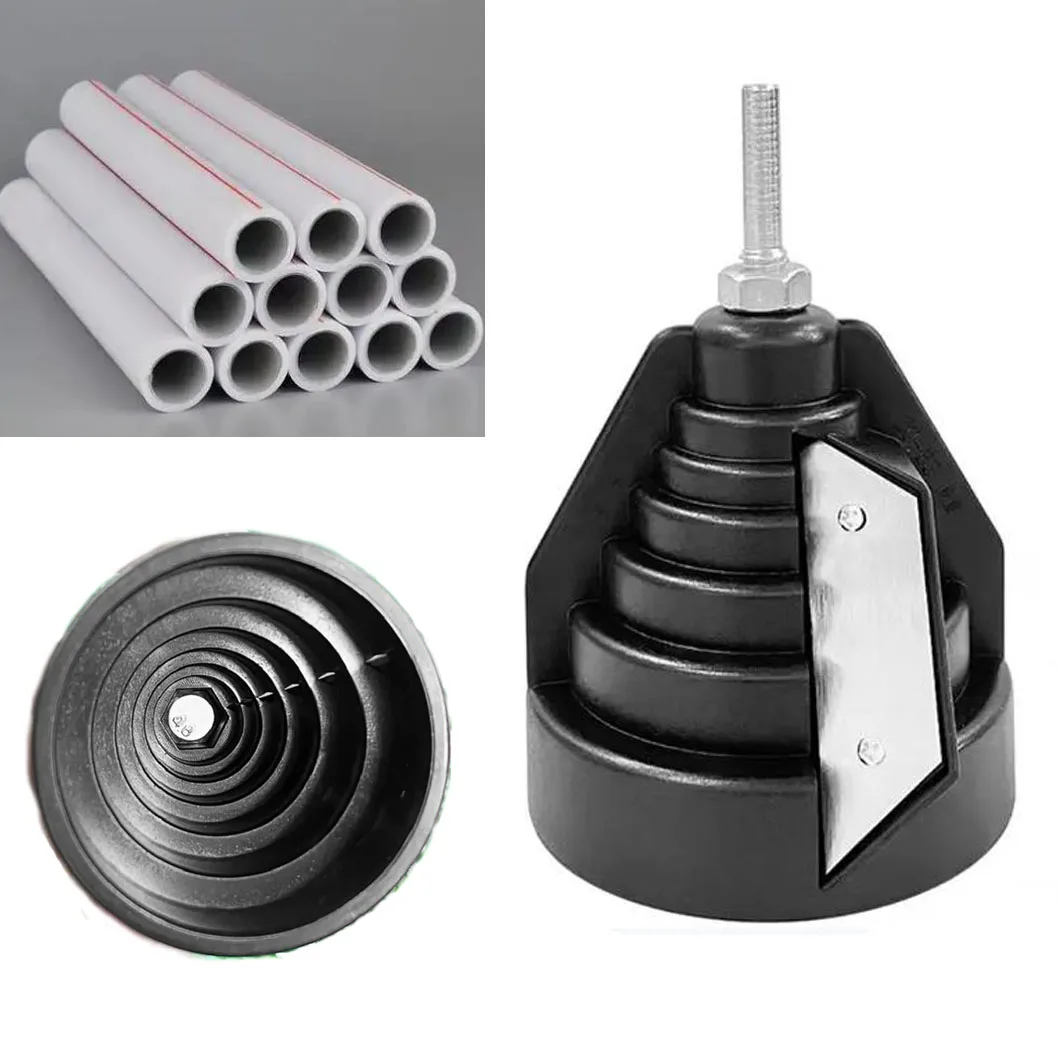 PE Pipe Outer Circle Finishing Chamfering Device PVC Reamer Scraper Deburring Trimming Device PP Flat Corner Device