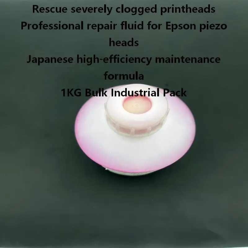 Original INKLOT 4C1780 Printhead Repair Liquid 1KG, Professional Nozzle Unclog Maintenance Fluid for DTF Eco‑Solvent Inkjet Prin