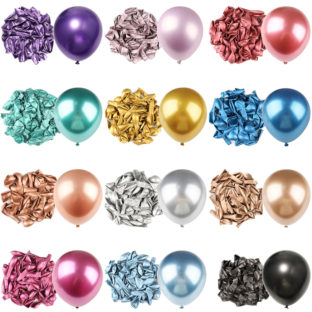 10Inch Metallic Bal… - image