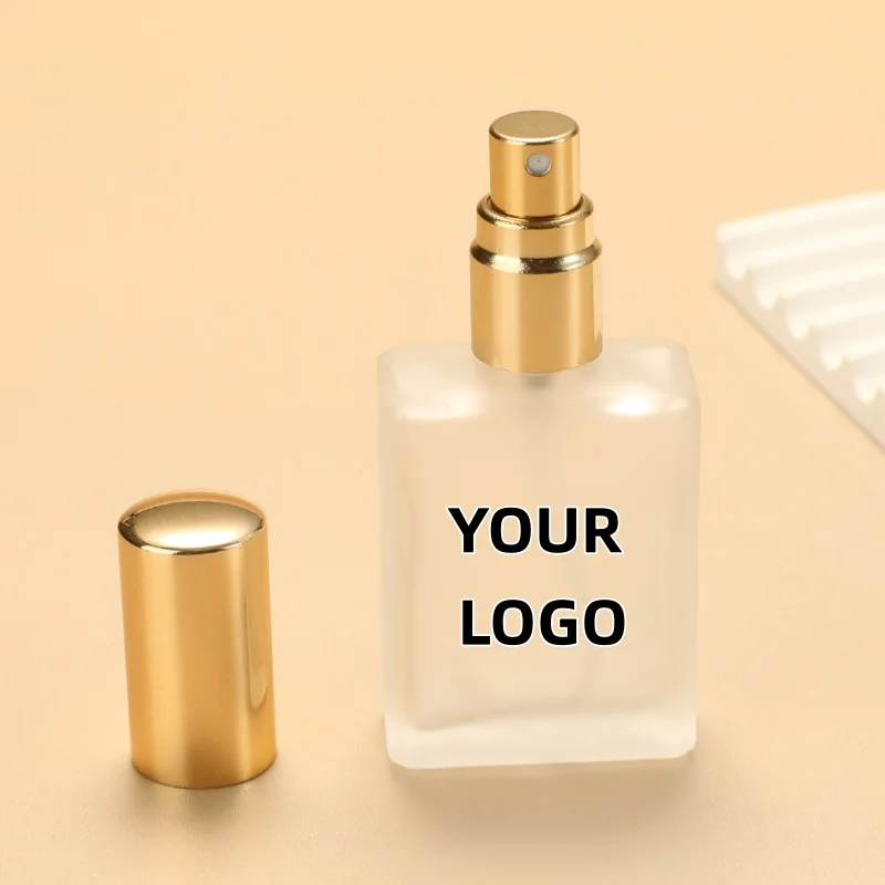 【شعار مخصص】 100 قطعة مخصصة 15 مللي زجاجة من الزجاج البلوري غطاء رذاذ مستحضرات التجميل العناية بالبشرة حاوية تغليف المنتجات