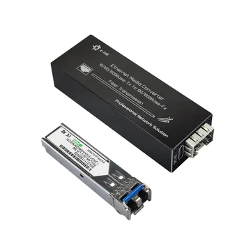 Micro Mini Gigabit SFP media converter,IP Ethernet Fiber converter,RJ45 optical media converter,10/100/1000Mbps,SFP Fiber to LC