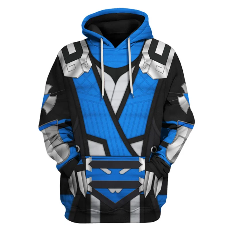 Mortal Kombat Mk Graphic Hoodie Men Clothing 3D Print Raiden XI Costume Hoodies Women Harajuku Fashion y2k Pullover Hooded Hoody