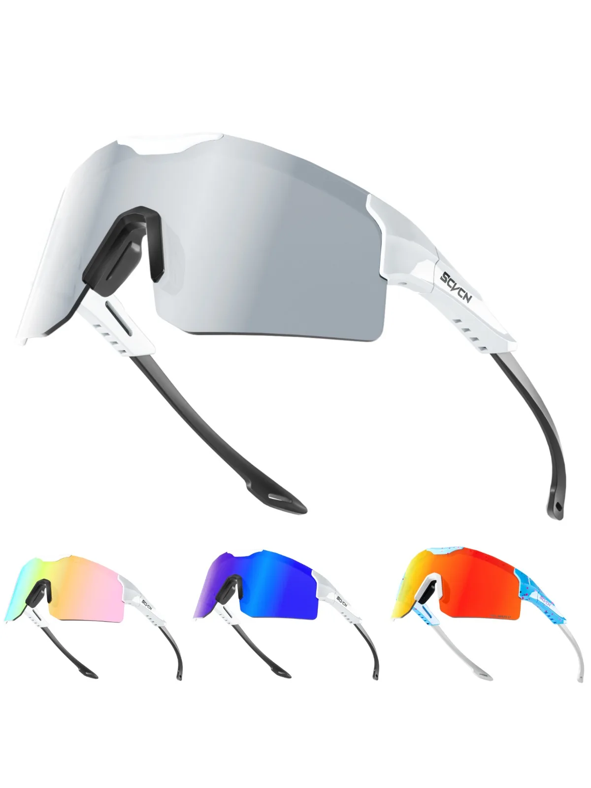AliExpress SCVCN Hiking Eyewear Sunglasses Polarized Cycling Glasses for Men Sports MTB Mountain Goggles Women Bicycle Road Bike Protection