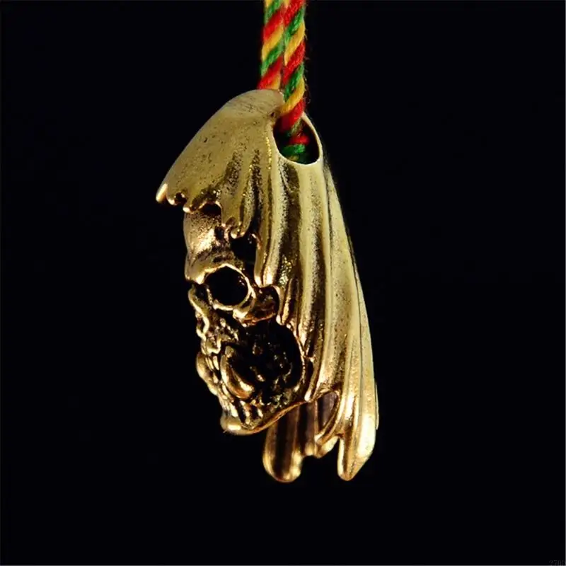 قلادة من الخرز المعدني على شكل جمجمة مغطاة من أجل باراكورد وصياغة المجوهرات بفتحة كبيرة