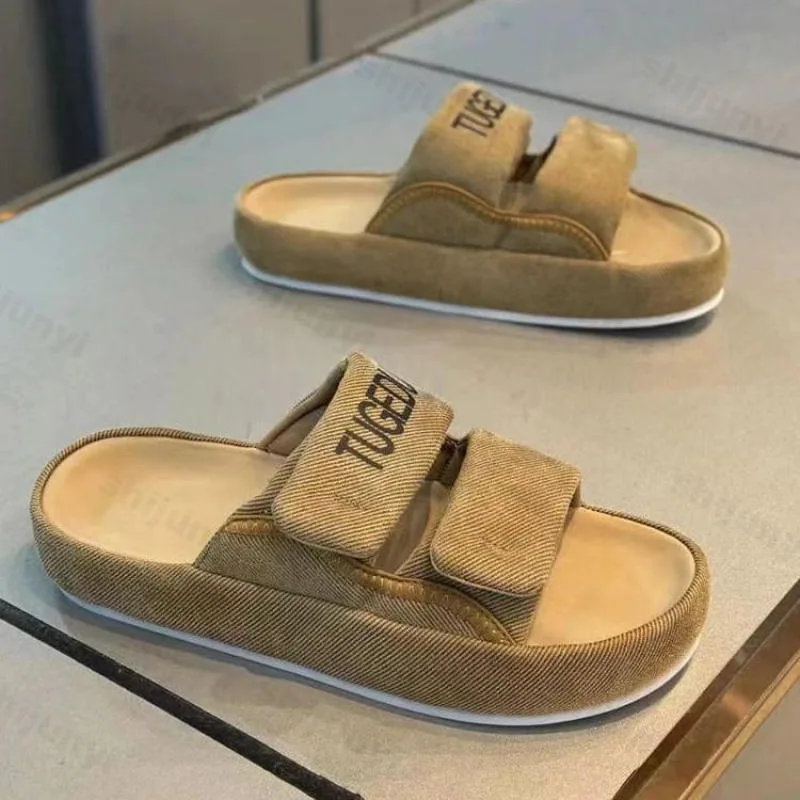 

Мужские модные трендовые повседневные тапочки, уличные пляжные спортивные туфли, лето 202, удобные сандалии с открытым носком на толстой подошве, увеличивающие рост