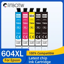 T604 Ink Cartridge For Epson T 604 604XL Compatible XP 2200 2205 3200 3205 4200 4205 WF 2910 2930 2950 Printer XL