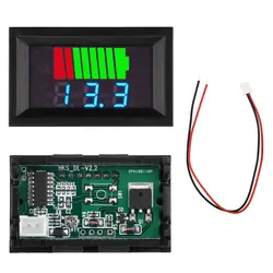 DC 6V-72V Car Battery Charge Level Indicator Lithium Battery Capacity Meter Tester Display LED Tester for Electrician Tool