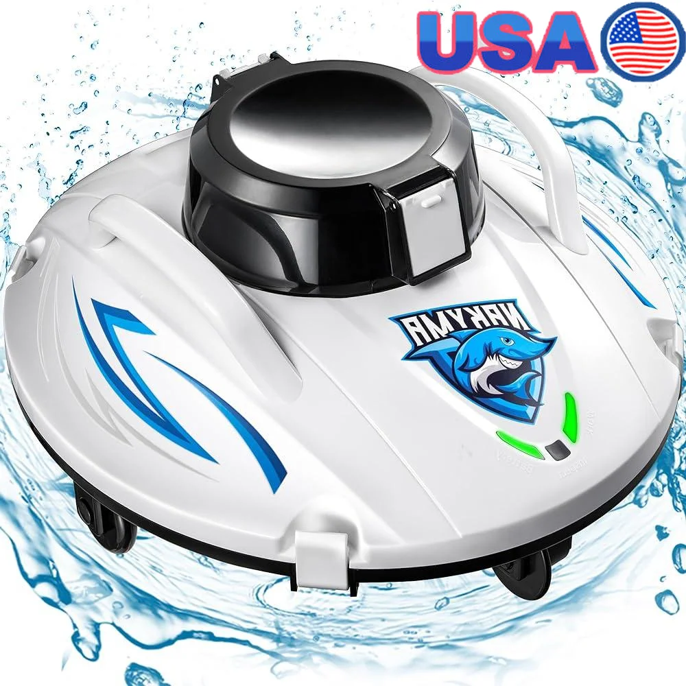 무선 로봇식 풀 진공 청소기 지능형 경로 청소 150-180분 지상 풀 청소기 위의 배터리 구동 효율적