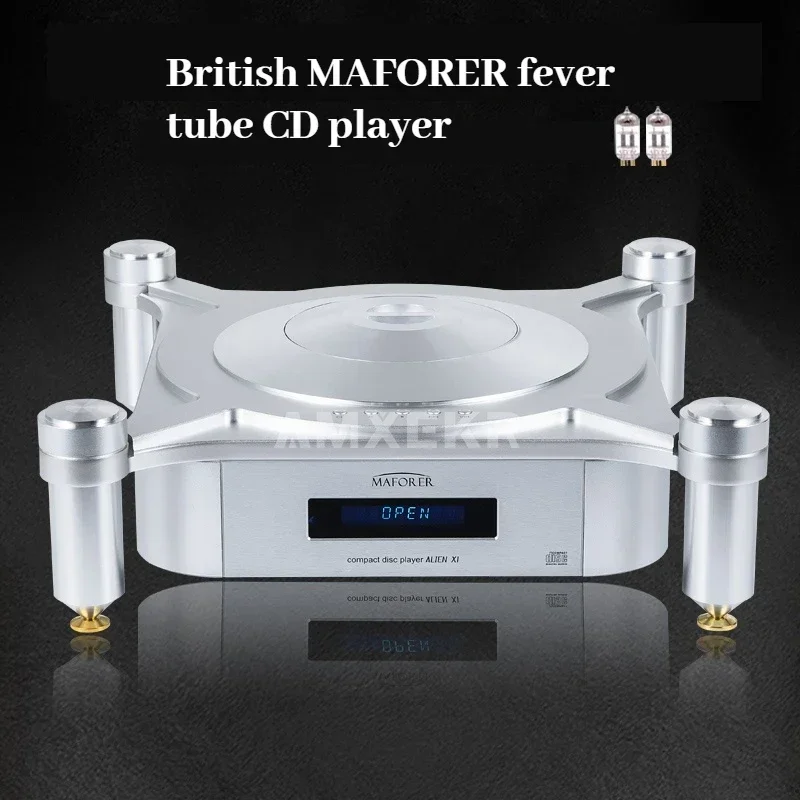 MAFORER / ALIEN X1 Tube CD Player Lossless External Bluetooth Fully Balanced 12AX7 Tube Remote Control HiFi Fever CD Player Home