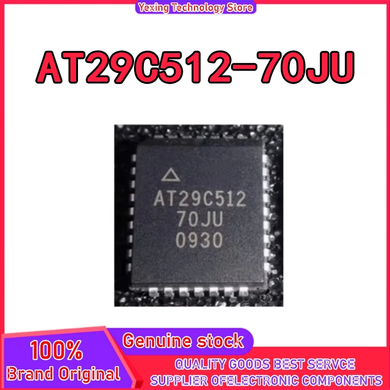 5PCS AT29C512-70JU AT29C512-70JU AT29C512-70 AT29C512 PLCC32 Original IC CHIP In Stock