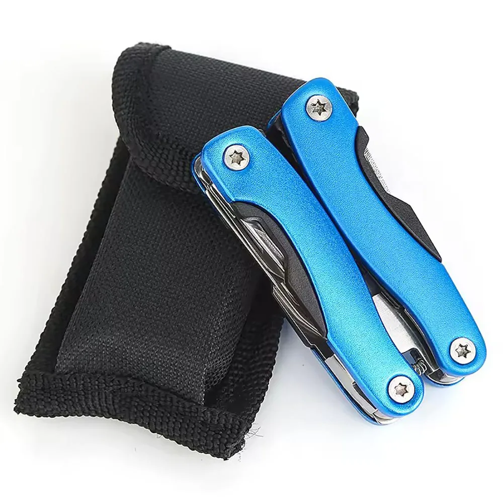 Tragbare Taschen-Multifunktionszange, Abziehbar, Klappmesser, Multitool für Outdoor-Camping, Faltbare Multifunktions-Handwerkzeuge – Detail 8