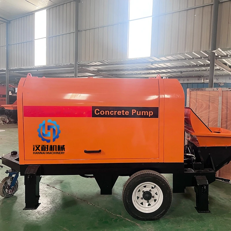 2025 low priceNew Mini Concrete Mixer Pump Machine Diesel Engine Portable Mobile Concrete Pumps Concrete Construction Mixer Pump
