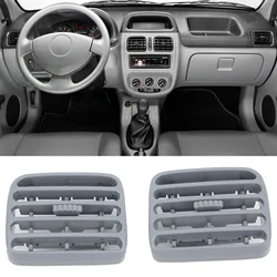 Sostituzione accessorio interno auto grigio griglia di sfiato aria centrale per Clio II/THALIA I sostituzione griglia di sfiato aria 7702258279