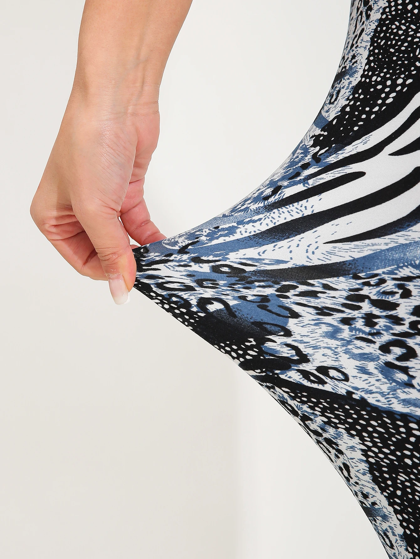 Primavera verão moda casual tinta leopardo impressão feminina alta estiramento legging esportes sexy calças de yoga sete parte magro lápis calças