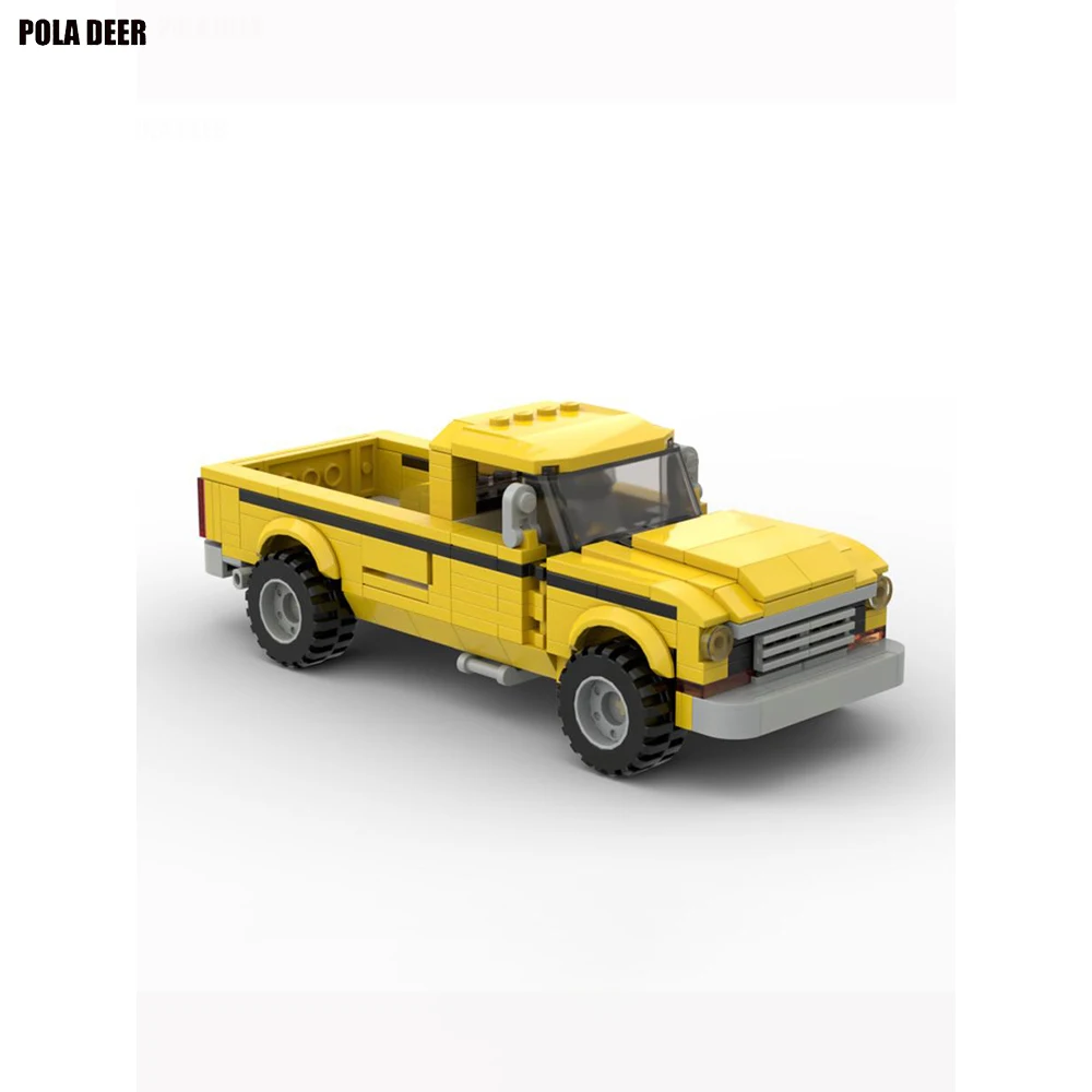 Stitchdeer 319 Pcs F-250 Pickup Truck Creative Custom Assembly Small Particle Building Blocks Puzzle Model Toy Holiday Gift