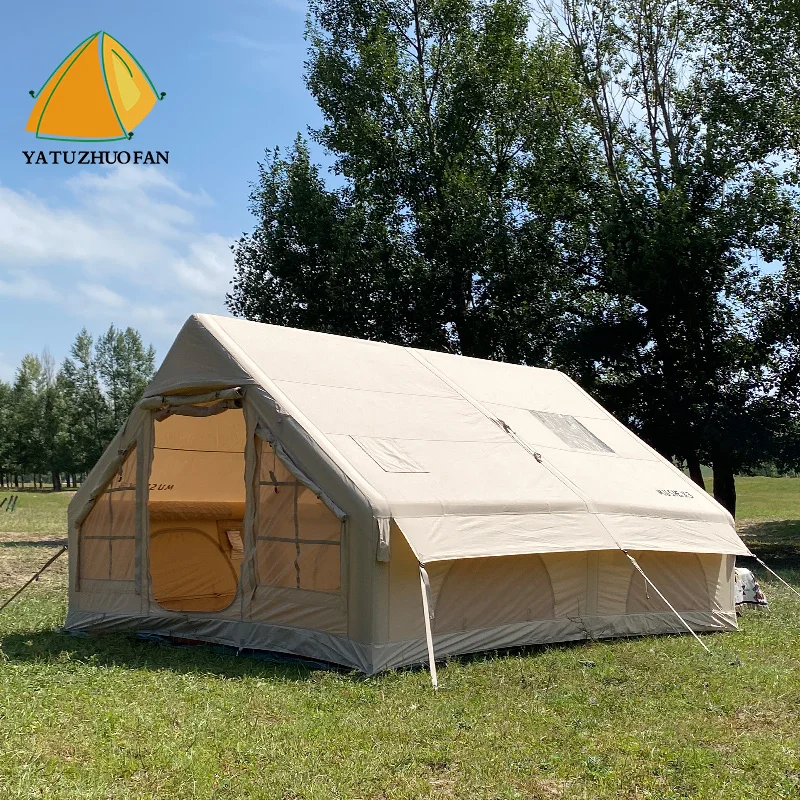 

Палатка для быстрой установки - надувная уличная палатка, водонепроницаемая, портативная, для экстренных случаев и семейного кемпинга.